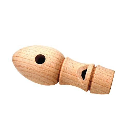 FUNOMOCYA Holzpfeife Kinderpfeife aus Poliertem Holz Abriebbeständig mit Niedlicher Form Fördert Musikalische Kreativität Sicher und Geruchlos als Pädagogisches Kinderzubehör von FUNOMOCYA