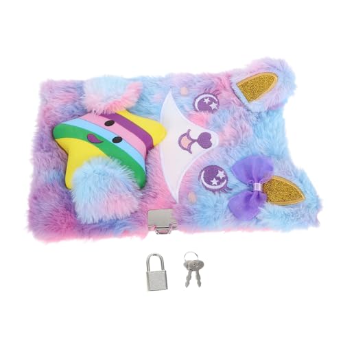 FUNOMOCYA Kawaii Plüsch Notizbuch mit Schloss Flauschiges Tagebuch für Mädchen Cartoon Design Leicht Tragbar für Schule Reise und Büro Persönliches Journal mit Einzigartigem Schutz FUNOMOCYA Kawaii Plüsch Notizbuch mit Schloss Flauschiges Tagebuch für Mädchen Cartoon Design Leicht Tragbar für Schule Reise und Büro Persönliches Journal mit Einzigartigem Schutz von FUNOMOCYA