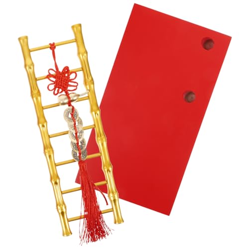 FUNOMOCYA Kleiner Chinesischer Treppenornament Traditionelle Tischdekoration für Neujahrsfeier Kunsthandwerk für Hauswärmung und Festliche FUNOMOCYA Kleiner Chinesischer Treppenornament Traditionelle Tischdekoration für Neujahrsfeier Kunsthandwerk für Hauswärmung und Festliche von FUNOMOCYA