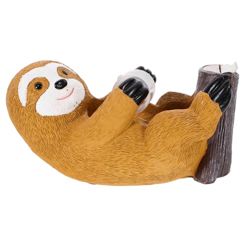 FUNOMOCYA Kleiner Klebebandabroller aus Harz im Tierdesign Kreativer Schreibtisch Kleberoller für Büro und Zuhause Niedlicher Tier Klebestreifenhalter Langlebig und Praktisch von FUNOMOCYA