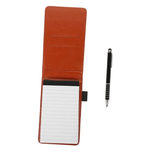 FUNOMOCYA Kleines Memo Pad mit Hochwertigem Pu material Praktisches Notizbuch für Büro Schule und Zuhause Inklusive Metallstift zum Organisieren und Planen von Aufgaben von FUNOMOCYA