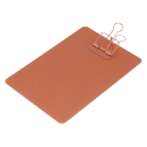 FUNOMOCYA Klemmbrett aus Edelstahl Rosegold mit Metallclip Schreibbrett Leicht für Büro Schule Studenten und Lehrer Geeignet FUNOMOCYA Klemmbrett aus Edelstahl Rosegold mit Metallclip Schreibbrett Leicht für Büro Schule Studenten und Lehrer Geeignet von FUNOMOCYA