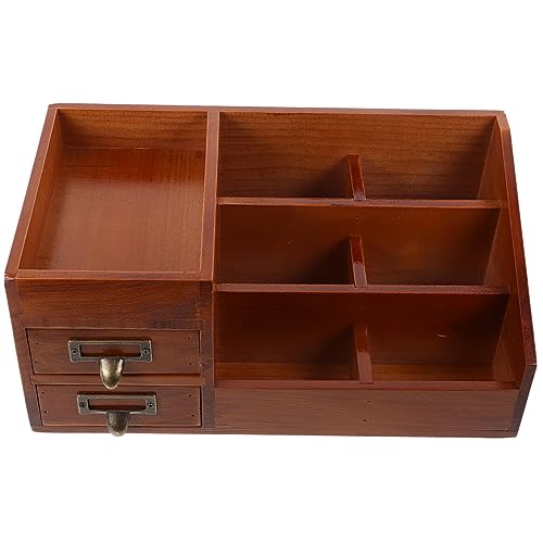 FUNOMOCYA Kommode Kosmetik-organizer Organisatoren Stift Schreibtisch Schreibtischaccessoires Für Frauen Make-up-pinselhalter Veranstalter Schreibtisch Organizer Holz FUNOMOCYA Kommode Kosmetik-organizer Organisatoren Stift Schreibtisch Schreibtischaccessoires Für Frauen Make-up-pinselhalter Veranstalter Schreibtisch Organizer Holz von FUNOMOCYA
