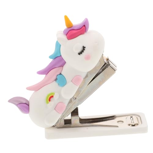 FUNOMOCYA Kompakter Cartoon Einhorn Hefter für Tragbarer Leichter Büro tacker mit Starker Mechanik und Großer Kapazität Niedlicher Mini schreibtischhefter für Schule und Büro FUNOMOCYA Kompakter Cartoon Einhorn Hefter für Tragbarer Leichter Büro tacker mit Starker Mechanik und Großer Kapazität Niedlicher Mini schreibtischhefter für Schule und Büro von FUNOMOCYA