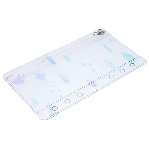 FUNOMOCYA Kreative Reißverschluss für Scrapbooking Transparente PVC Binder mit Ringen Praktische Aufbewahrung für Notizen und Karten Wiederverwendbare Zip für Stilvolle Organisation FUNOMOCYA Kreative Reißverschluss für Scrapbooking Transparente PVC Binder mit Ringen Praktische Aufbewahrung für Notizen und Karten Wiederverwendbare Zip für Stilvolle Organisation von FUNOMOCYA