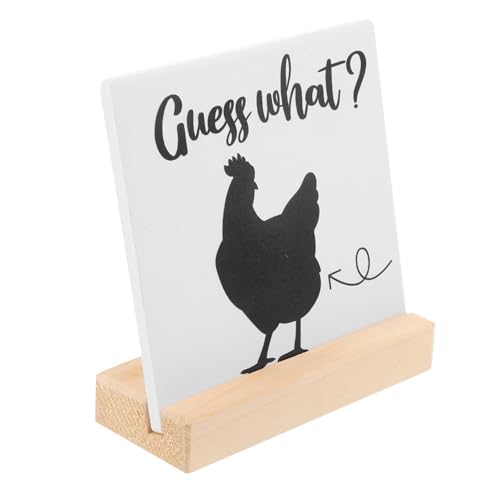 FUNOMOCYA Kreatives Holz Schild für Schreibtischdekoration Freistehendes Tischzeichen mit Holzsockel für Büro und Zuhause Stilvolles Tischornament für Partys und Events FUNOMOCYA Kreatives Holz Schild für Schreibtischdekoration Freistehendes Tischzeichen mit Holzsockel für Büro und Zuhause Stilvolles Tischornament für Partys und Events von FUNOMOCYA