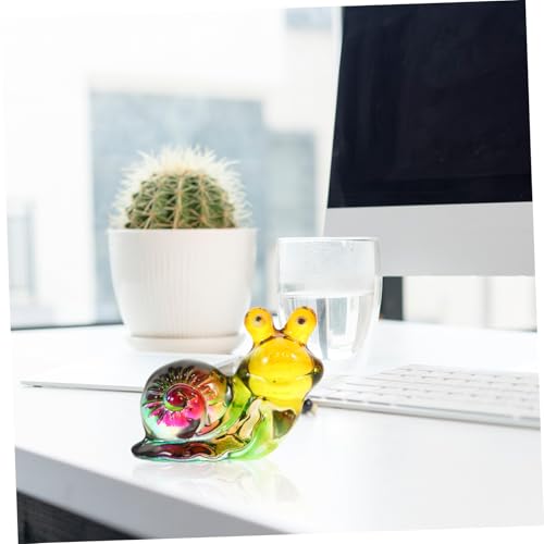 FUNOMOCYA Kristall Schneckenfigur Deko Kristall Schneckenskulptur Stabiles Desktop Ornament Farbenfrohe Niedliche Schnecke Tischdekoration FUNOMOCYA Kristall Schneckenfigur Deko Kristall Schneckenskulptur Stabiles Desktop Ornament Farbenfrohe Niedliche Schnecke Tischdekoration von FUNOMOCYA