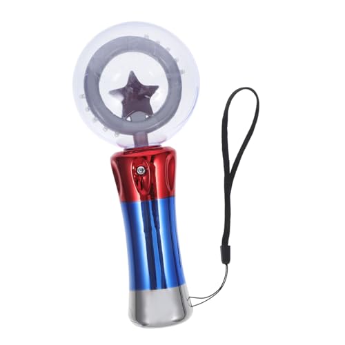 FUNOMOCYA Leuchtender LED Zauberstab mit Blinkenden Sternen Energieeffizienter Partystick für Vielseitiges Konzert und Tanz Accessoire Einfach zu Bedienen Farbenfrohe Lichteffekte von FUNOMOCYA