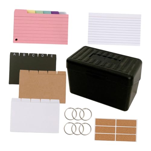 FUNOMOCYA Liniertes Karteikarten Set mit Langlebigem Papier und Praktischem Aufbewahrungsbox Farben für Notizen und Organisation für Lehrer Büro und Studium Trennfächer für Einfache FUNOMOCYA Liniertes Karteikarten Set mit Langlebigem Papier und Praktischem Aufbewahrungsbox Farben für Notizen und Organisation für Lehrer Büro und Studium Trennfächer für Einfache von FUNOMOCYA