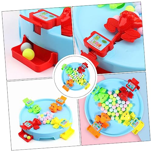 FUNOMOCYA Lustiges Froschspielzeug mit Schluckbaren Perlen Pädagogisches Mehrspieler Spiel für Bunte Kunststoffperlen Sicher und Interaktiv für Eltern Junge Mädchen Zufällige Farbe von FUNOMOCYA