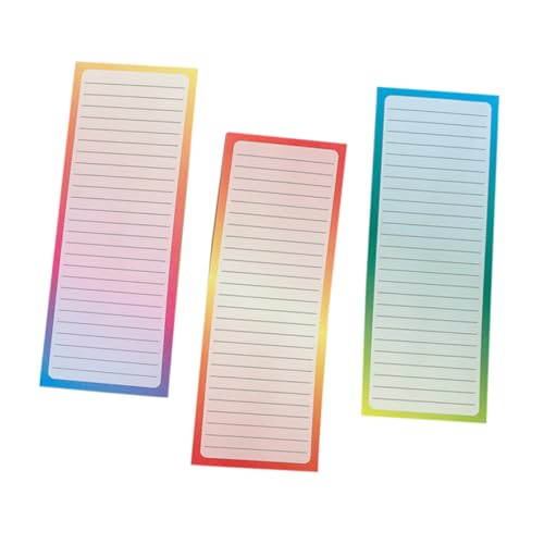 FUNOMOCYA Magnetische Notizblöcke für Kühlschrank Farbverlauf Je Block Haushalts Memo Pads Stark Haftend To Do Listenblock für Büro Haushalt Schule und Einkaufsliste FUNOMOCYA Magnetische Notizblöcke für Kühlschrank Farbverlauf Je Block Haushalts Memo Pads Stark Haftend To Do Listenblock für Büro Haushalt Schule und Einkaufsliste von FUNOMOCYA
