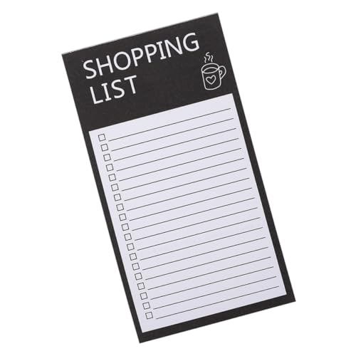 FUNOMOCYA Magnetisches Notizbuch für Kühlschrank Einkaufslisten Notizpad mit Magnetischer Rückseite für Notizen Erinnerungen und Memos für und Zuhause von FUNOMOCYA