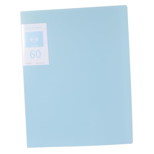 FUNOMOCYA Mappe aktenkoffer aktentasche folders Schreibwarenset register für ordner Dateien farbig Brief Organizer Organisatoren Bindemittel Ausstellungsbuch Kunstmalerei-Ordner Plastik Blue von FUNOMOCYA