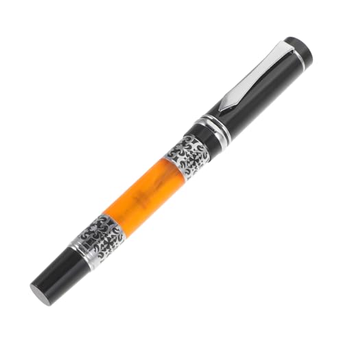 FUNOMOCYA Metall füllfederhalter Schwarzer Tintenmine Nachfüllbar Eleganter Büro stift Langlebig Ergonomisch für Flüssiges Schreiben und Langanhaltenden Komfort FUNOMOCYA Metall füllfederhalter Schwarzer Tintenmine Nachfüllbar Eleganter Büro stift Langlebig Ergonomisch für Flüssiges Schreiben und Langanhaltenden Komfort von FUNOMOCYA