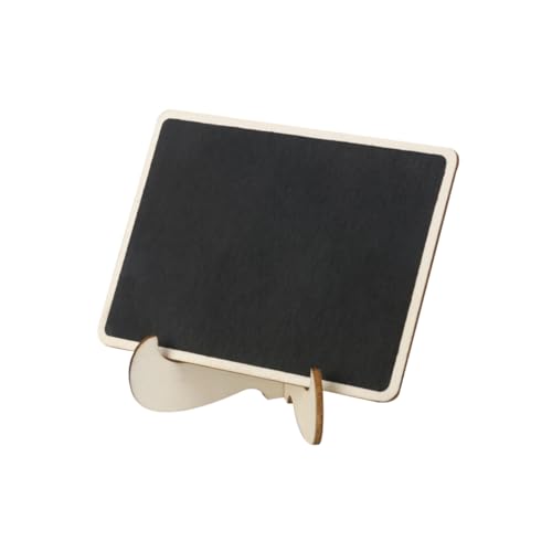 FUNOMOCYA Mini Kreidetafel mit Holzständer Stabile Mini Tafel mit Staffelei Abnehmbar Leicht und Handlich für Hochzeiten Platzkarten Buffets und Partydeko von FUNOMOCYA