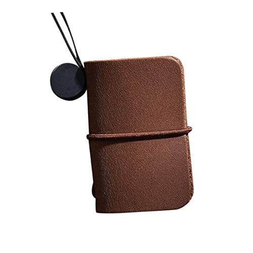 FUNOMOCYA Mini Notizbuch Dunkelbraun Handliches Tn Notizheft aus Ölgewachstem Leder Praktisches Schreibwaren für Schüler Büroangestellte für Schule Büro und Zuhause FUNOMOCYA Mini Notizbuch Dunkelbraun Handliches Tn Notizheft aus Ölgewachstem Leder Praktisches Schreibwaren für Schüler Büroangestellte für Schule Büro und Zuhause von FUNOMOCYA