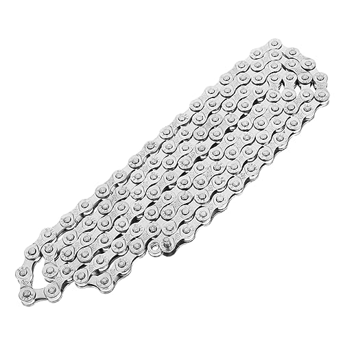 FUNOMOCYA Mountainbike Kette Glieder Gang Professionelle Metallfahrradkette für Mtb Rennrad Langlebig Präzise Gefertigt für Outdoor Nutzung von FUNOMOCYA