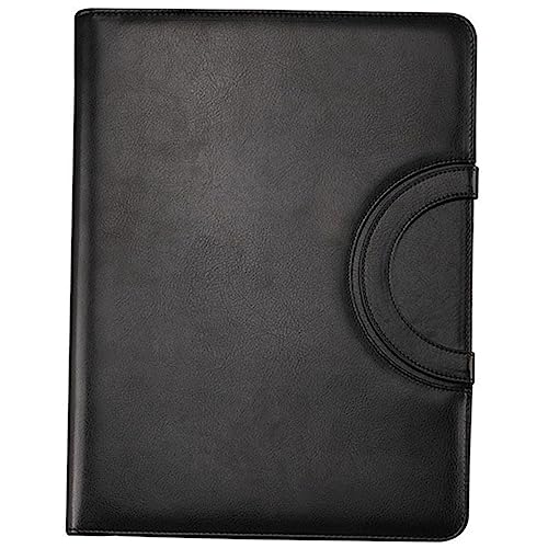 FUNOMOCYA Multifunktionsordner portfolio Dokumentenhalter mit Reißverschluss Dokumentenordner mit Reißverschluss aufbewahrungstasche Mappenmappe Mappe mit Reißverschluss Segeltuch Black von FUNOMOCYA