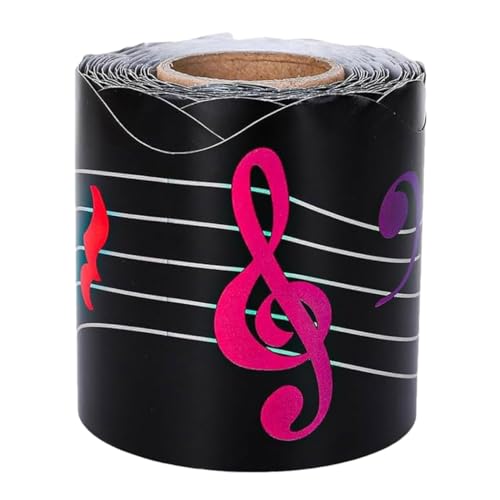 FUNOMOCYA Musik Noten Wandbordüre Selbstklebend für Klassenzimmer und Musikräume Lange Schwarze Dekoration für Anschlagtafeln Einfach Zuzuschneiden und Leicht zu Reinigen FUNOMOCYA Musik Noten Wandbordüre Selbstklebend für Klassenzimmer und Musikräume Lange Schwarze Dekoration für Anschlagtafeln Einfach Zuzuschneiden und Leicht zu Reinigen von FUNOMOCYA