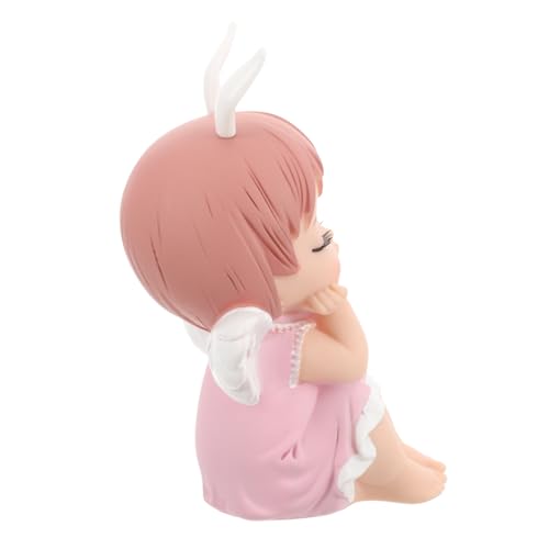 FUNOMOCYA Niedlicher Engel Tortendekor aus Langlebigem Vinyl Kreative Kuchenverzierung für Kindergeburtstage Party und Heimdekoration Sicheres Cartoon Ornament für Unvergessliche Feiern FUNOMOCYA Niedlicher Engel Tortendekor aus Langlebigem Vinyl Kreative Kuchenverzierung für Kindergeburtstage Party und Heimdekoration Sicheres Cartoon Ornament für Unvergessliche Feiern von FUNOMOCYA