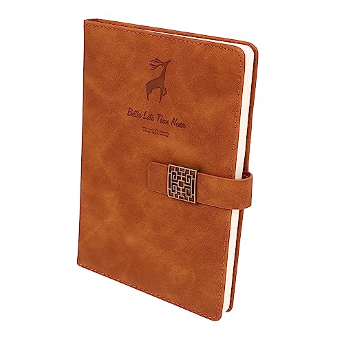 FUNOMOCYA Notizbuch im Retro Stil PU Vielseitig Einsetzbar für Büro Schule und Zuhause für To Do Listen und Notizen Karamelbraun FUNOMOCYA Notizbuch im Retro Stil PU Vielseitig Einsetzbar für Büro Schule und Zuhause für To Do Listen und Notizen Karamelbraun von FUNOMOCYA