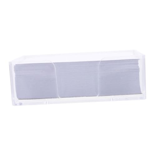 FUNOMOCYA Notizpapier mit Transparentem Spenderbox Glattes Schreibpapier für Büro Zuhause Schule Vielseitig Nutzbares nicht Klebendes Memo Pad für Notizen und Erinnerungen von FUNOMOCYA