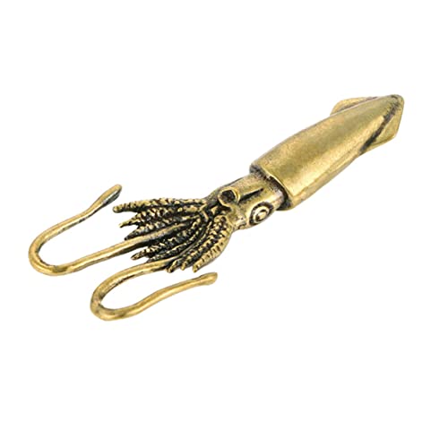 FUNOMOCYA -Ornament aus Messing bürodeko büro Dekoration schreibtischdeko Nautische Dekoration Figur Oktopus-Tischdekoration Messing-Handwerksdekor Desktop Messingdekor Golden von FUNOMOCYA