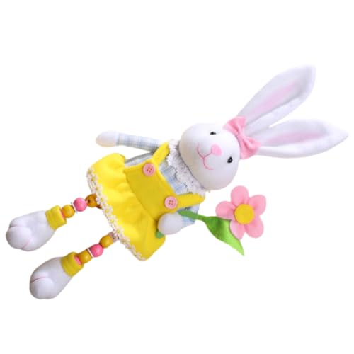 FUNOMOCYA Osterhase Dekoration Plüsch Kaninchen Figur für Festliche Anlässe Süßes Stofftier für Mädchen Osterdeko als Tischdeko oder FUNOMOCYA Osterhase Dekoration Plüsch Kaninchen Figur für Festliche Anlässe Süßes Stofftier für Mädchen Osterdeko als Tischdeko oder von FUNOMOCYA