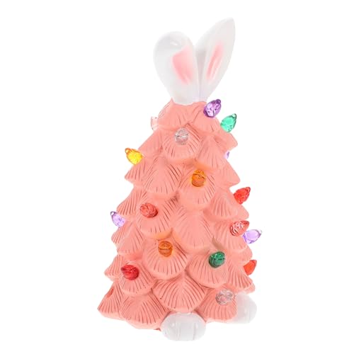 FUNOMOCYA Osterhasenleuchten Hasen-tischdekoration Ostertag Dekoration Häschendekor Für Den Innenbereich Süße Hasenfigur Hasenfigur Tisch-Osterhase Hasenbaumschmuck Hasenharz Rosa Harz FUNOMOCYA Osterhasenleuchten Hasen-tischdekoration Ostertag Dekoration Häschendekor Für Den Innenbereich Süße Hasenfigur Hasenfigur Tisch-Osterhase Hasenbaumschmuck Hasenharz Rosa Harz von FUNOMOCYA