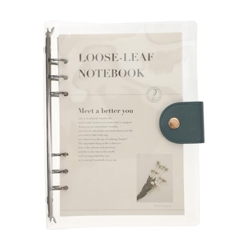 FUNOMOCYA PVC Transparent Ringbuch Notizbuch mit Abnehmbaren Linierten Nachfüllseiten Praktisches Planer notizbuch für Schüler Reisende Büro und Kreatives Schreiben Lose Ersatzkern FUNOMOCYA PVC Transparent Ringbuch Notizbuch mit Abnehmbaren Linierten Nachfüllseiten Praktisches Planer notizbuch für Schüler Reisende Büro und Kreatives Schreiben Lose Ersatzkern von FUNOMOCYA