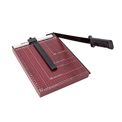 FUNOMOCYA Papierschneider Hebelschneider mit Gitternetzbasis Präziser Papiertrimmer für Büro und Bastelarbeiten Robuste Schneidemaschine für Wiederholte Schnitte von FUNOMOCYA