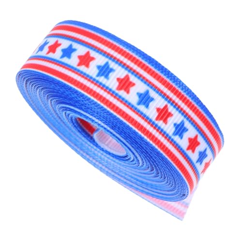 FUNOMOCYA Patriotisches Geschenkband Stern Streifen Muster US Flagge Geschenkband für Unabhängigkeitstag DIY Dekoration Vielseitiges Nationalfeier Band für Geschenkverpackung und FUNOMOCYA Patriotisches Geschenkband Stern Streifen Muster US Flagge Geschenkband für Unabhängigkeitstag DIY Dekoration Vielseitiges Nationalfeier Band für Geschenkverpackung und von FUNOMOCYA