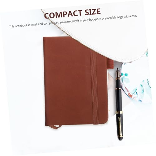FUNOMOCYA Portable Notebook Imitation Leather Cover Business Memo Notepad Thickened Pages Smooth Writing Office School Home Use FUNOMOCYA Portable Notebook Imitation Leather Cover Business Memo Notepad Thickened Pages Smooth Writing Office School Home Use von FUNOMOCYA