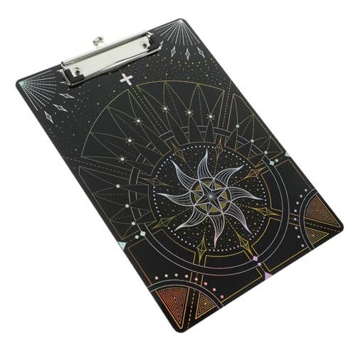 FUNOMOCYA Portables Klemmbrett Folder Clipboard aus Acryl mit Sicherer Metalklammer Vielseitiges Schreibbrett für Büro Schule und Organisation Loser Dokumente Langlebig und Praktisch von FUNOMOCYA