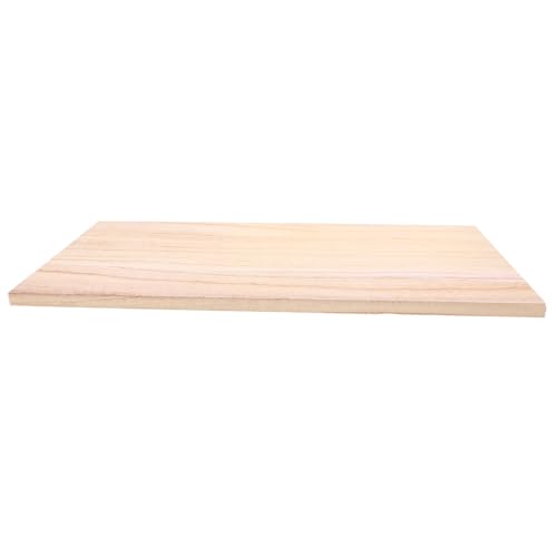 FUNOMOCYA Rechteckiges Massivholzbrett für Möbelbau DIY Langlebiges Holzbrett zum Basteln Nachhaltiges Vollholz Material für Schrankregale und Möbelprojekte von FUNOMOCYA