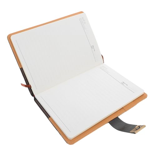 FUNOMOCYA Retro Tagebuch für Büro und Konferenzen Tragbares PU Notizbuch für Planung und Reisen Schützt Ihre Gedanken von FUNOMOCYA