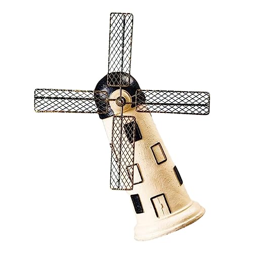 FUNOMOCYA Retro Windmühlenmodell aus Langlebigem Harz Detaillierte Tischdekoration für Zuhause Windmühlenschmuckstück Rustikales Ornament für Wohnzimmer und Büro Vielseitiges von FUNOMOCYA