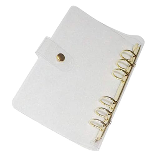 FUNOMOCYA Ringbuch Binder PVC Hülle Goldener Glitzer Schutz Umschlag Transparenter Ordner Nachfüllbar für Schule Büro Reise Notizbuch Organizer FUNOMOCYA Ringbuch Binder PVC Hülle Goldener Glitzer Schutz Umschlag Transparenter Ordner Nachfüllbar für Schule Büro Reise Notizbuch Organizer von FUNOMOCYA
