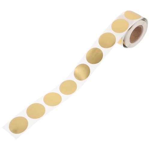 FUNOMOCYA Runde Scratch Off Aufkleber Goldfarbene Selbstklebende Rubbel etiketten für DIY Scratch Off Karten Spiele Geschenkverpackung Bastelprojekte FUNOMOCYA Runde Scratch Off Aufkleber Goldfarbene Selbstklebende Rubbel etiketten für DIY Scratch Off Karten Spiele Geschenkverpackung Bastelprojekte von FUNOMOCYA