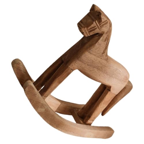 FUNOMOCYA Rustikale Holzfigur Pferd Mediterranes Schaukelpferd als Tischdeko Handgefertigte Holzkunst für Pferdeliebhaber Büroschmuck und Wohnaccessoire FUNOMOCYA Rustikale Holzfigur Pferd Mediterranes Schaukelpferd als Tischdeko Handgefertigte Holzkunst für Pferdeliebhaber Büroschmuck und Wohnaccessoire von FUNOMOCYA