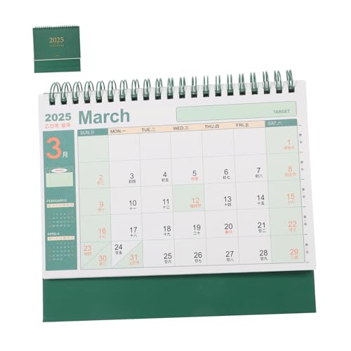 FUNOMOCYA Schreibtischkalender Großer Papier Flip Kalender mit Metallbindung Chinesischer Mondjahr Kalender Moderner Tischkalender Notizblock Drehbar für Büro und Zuhause FUNOMOCYA Schreibtischkalender Großer Papier Flip Kalender mit Metallbindung Chinesischer Mondjahr Kalender Moderner Tischkalender Notizblock Drehbar für Büro und Zuhause von FUNOMOCYA