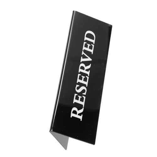 FUNOMOCYA Schwarzes Tischschild Dreieckige V Form Stabile Reservierungsschilder für Restaurant Hotel Hochzeit Vielseitig Einsetzbar Zweiseitig kein Werkzeug Erforderlich FUNOMOCYA Schwarzes Tischschild Dreieckige V Form Stabile Reservierungsschilder für Restaurant Hotel Hochzeit Vielseitig Einsetzbar Zweiseitig kein Werkzeug Erforderlich von FUNOMOCYA