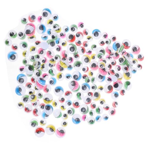 FUNOMOCYA Selbstklebende Bunte Wackelaugen für DIY Bastelaugen Cartoon Tieraugen Aufkleber für Puppen Praktische Kunststoff Augen Sticker für Figuren und Handarbeiten FUNOMOCYA Selbstklebende Bunte Wackelaugen für DIY Bastelaugen Cartoon Tieraugen Aufkleber für Puppen Praktische Kunststoff Augen Sticker für Figuren und Handarbeiten von FUNOMOCYA