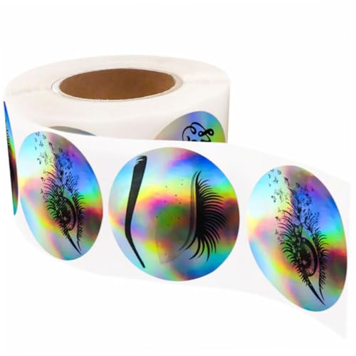 FUNOMOCYA Selbstklebende Runde Papieretiketten mit Silbernem Wimpern design Vielseitige Geschenkverpackung DIY Dekorationsaufkleber für Umschläge Notizbücher und Bastelprojekte FUNOMOCYA Selbstklebende Runde Papieretiketten mit Silbernem Wimpern design Vielseitige Geschenkverpackung DIY Dekorationsaufkleber für Umschläge Notizbücher und Bastelprojekte von FUNOMOCYA