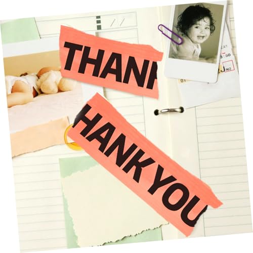 FUNOMOCYA Selbstklebendes Klebebandrolle mit Thankyou Aufdruck Langlebiges Verpackungs und Paketband Vielseitiges Dichtungsband für Büro und Versand Dekoratives Geschenkband FUNOMOCYA Selbstklebendes Klebebandrolle mit Thankyou Aufdruck Langlebiges Verpackungs und Paketband Vielseitiges Dichtungsband für Büro und Versand Dekoratives Geschenkband von FUNOMOCYA