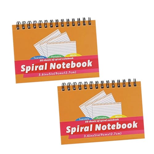 FUNOMOCYA Spiral Notizblöcke Kleine Coil Notizbücher To Do Listen Pads pro Buch für Pläne und Notizen von FUNOMOCYA