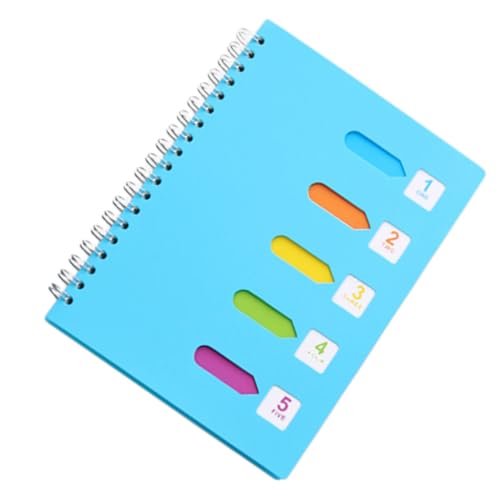 FUNOMOCYA Spiral Notizbuch mit Farbigen Trennblättern Dickes Notizpad für Schüler Tagebuch und Journal Liniert Blauer Umschlag für Schule Büro und Reiseplanung FUNOMOCYA Spiral Notizbuch mit Farbigen Trennblättern Dickes Notizpad für Schüler Tagebuch und Journal Liniert Blauer Umschlag für Schule Büro und Reiseplanung von FUNOMOCYA