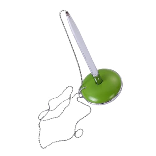 FUNOMOCYA Stehender Signierstift mit Kette Farbbeschichteter Kugelschreiber für Bank Büro Hotel Langlebiges Design Reibungsloses Schreiben Vertikaler Tischstift Grün FUNOMOCYA Stehender Signierstift mit Kette Farbbeschichteter Kugelschreiber für Bank Büro Hotel Langlebiges Design Reibungsloses Schreiben Vertikaler Tischstift Grün von FUNOMOCYA