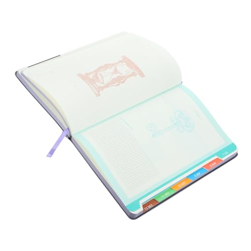 FUNOMOCYA Tagesplaner Notizbuch Tragbarer Agenda Organizer für Büro Reisen Notizen Effizientes Zeitmanagement für Routine Windchime von FUNOMOCYA