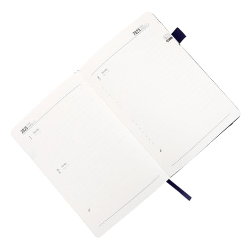 FUNOMOCYA Tagesplaner Tragbares Notizbuch für PU für Büro und Reisen mit Glattem Perfektes für Freunde von FUNOMOCYA